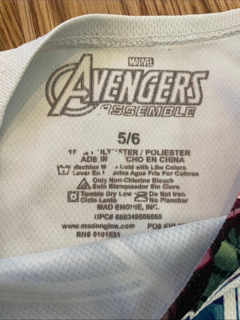 Marvel Avengers Graphic Tank Top in Red, Blue, White - Picture 2 of 3